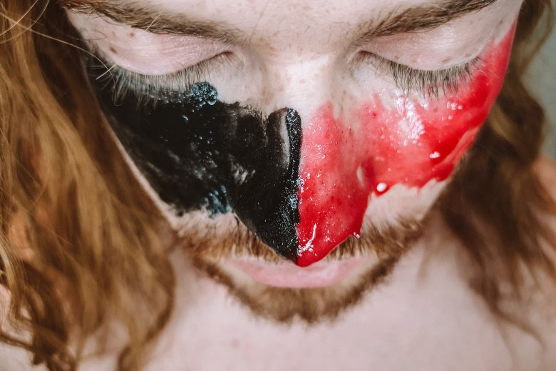 DIY homemade black mask